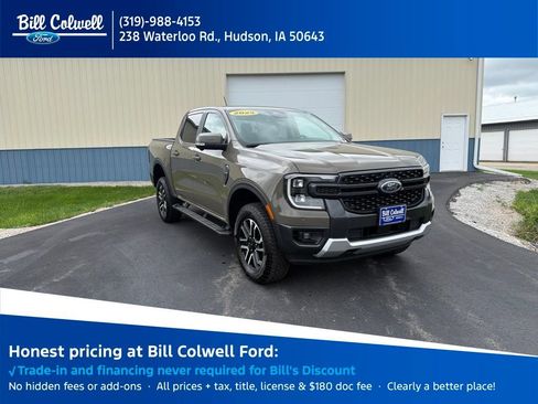 Certified 2025 Ford Ranger Lariat w/ Trailer Tow Package AWD/4WD image 1