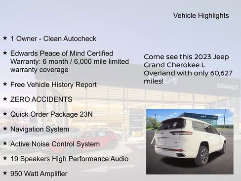 Used 2023 Jeep Grand Cherokee L Overland AWD/4WD image 11