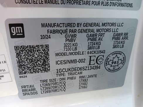 Used 2025 Chevrolet Silverado 1500 LT w/ Work Truck Package AWD/4WD image 35