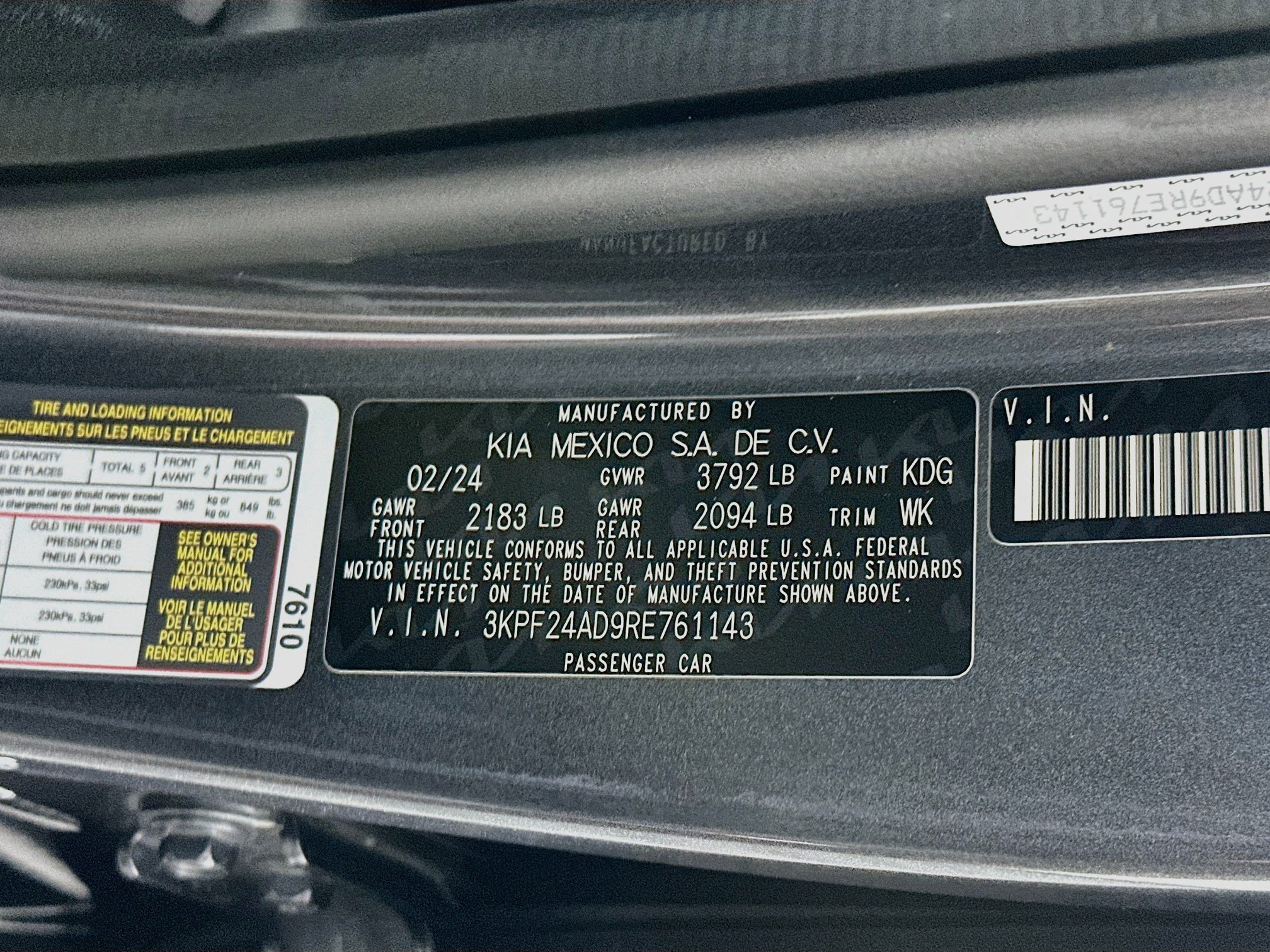 Used 2024 Kia Forte LXS FWD image 12
