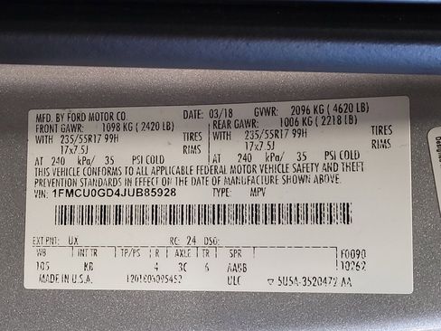 Used 2018 Ford Escape SE FWD image 33