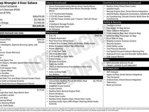 New 2026 Jeep Wrangler Unlimited Sahara AWD/4WD image 29