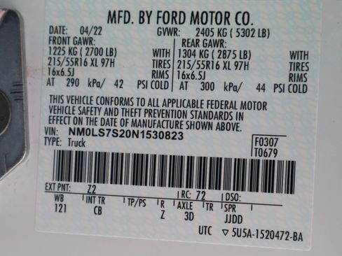 Used 2022 Ford Transit Connect XL image 44