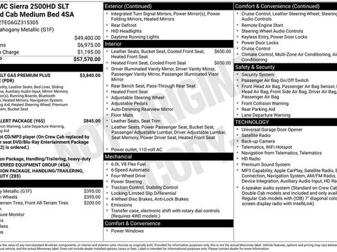 Used 2016 GMC Sierra 2500 SLT AWD/4WD image 5