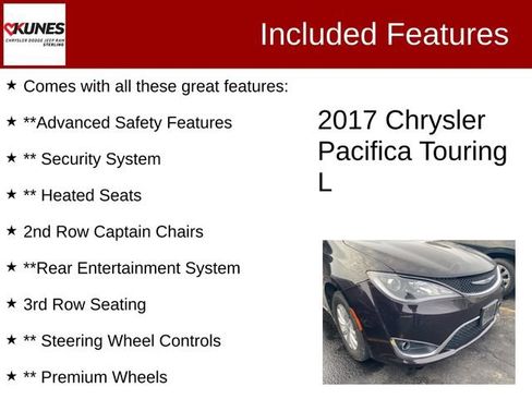 Used 2017 Chrysler Pacifica Touring-L image 2