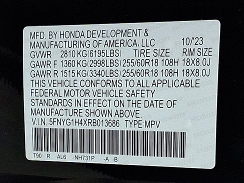 Certified 2024 Honda Pilot EX-L image 29