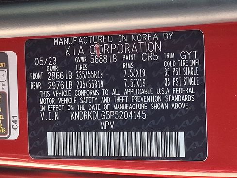 Certified 2023 Kia Sorento SX Prestige w/ Panoramic Sunroof Package AWD/4WD image 31
