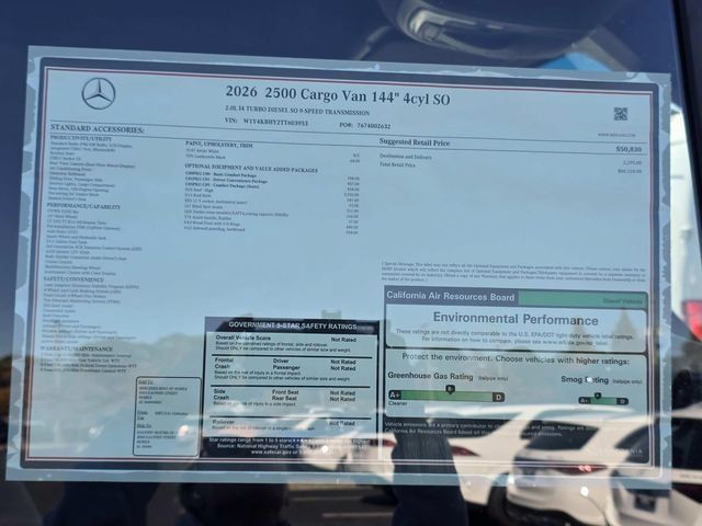 Used 2026 Mercedes-Benz Sprinter 2500 image 8