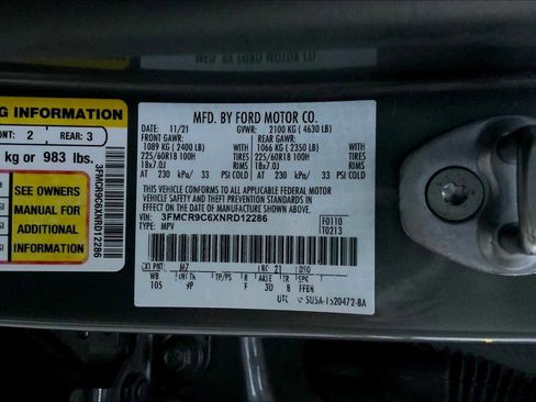 Used 2022 Ford Bronco Sport Outer Banks w/ Tech Package image 61