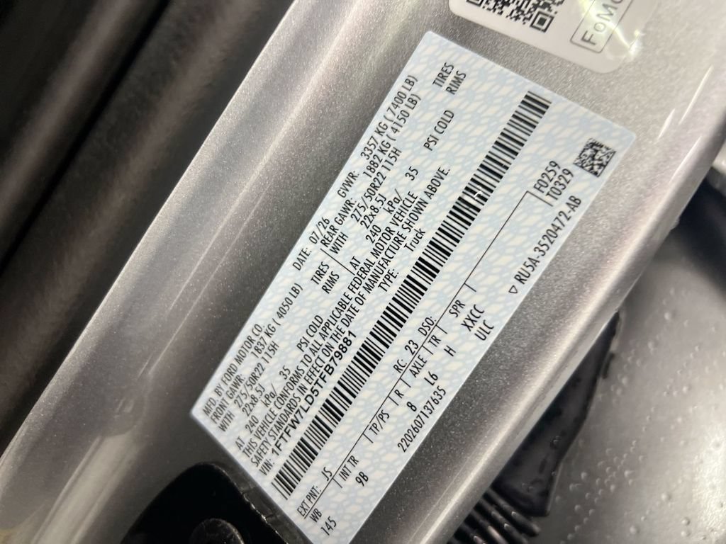 Used 2026 Ford F150 Platinum w/ Equipment Group 702A High AWD/4WD image 29