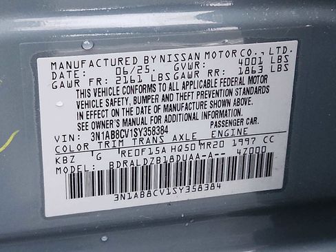 Certified 2025 Nissan Sentra SV w/ All-Weather Package image 26