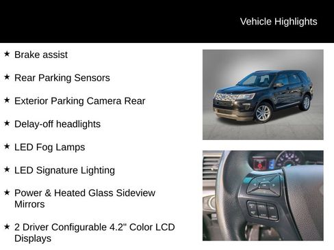 Used 2019 Ford Explorer XLT w/ Equipment Group 201A image 25