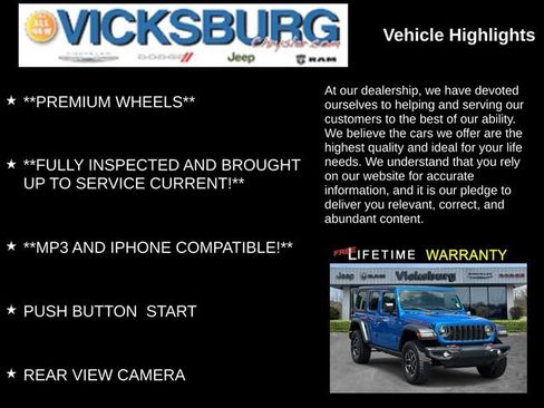 Used 2024 Jeep Wrangler Unlimited Rubicon AWD/4WD image 13