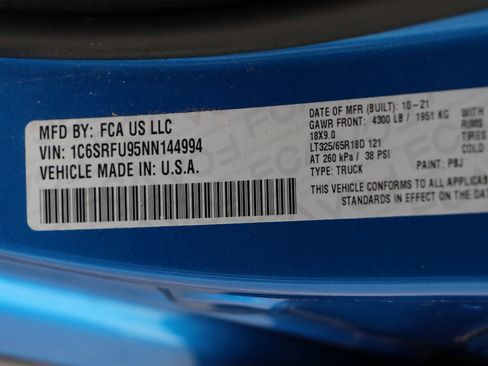 Used 2022 RAM 1500 TRX w/ TRX Level 2 Equipment Group AWD/4WD image 37