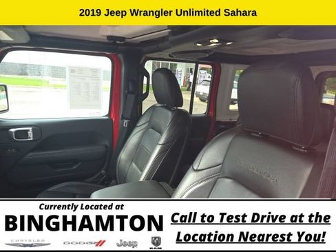 Used 2019 Jeep Wrangler Unlimited Sahara AWD/4WD image 14
