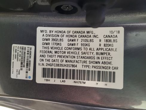 Used 2018 Honda Civic EX-T image 33