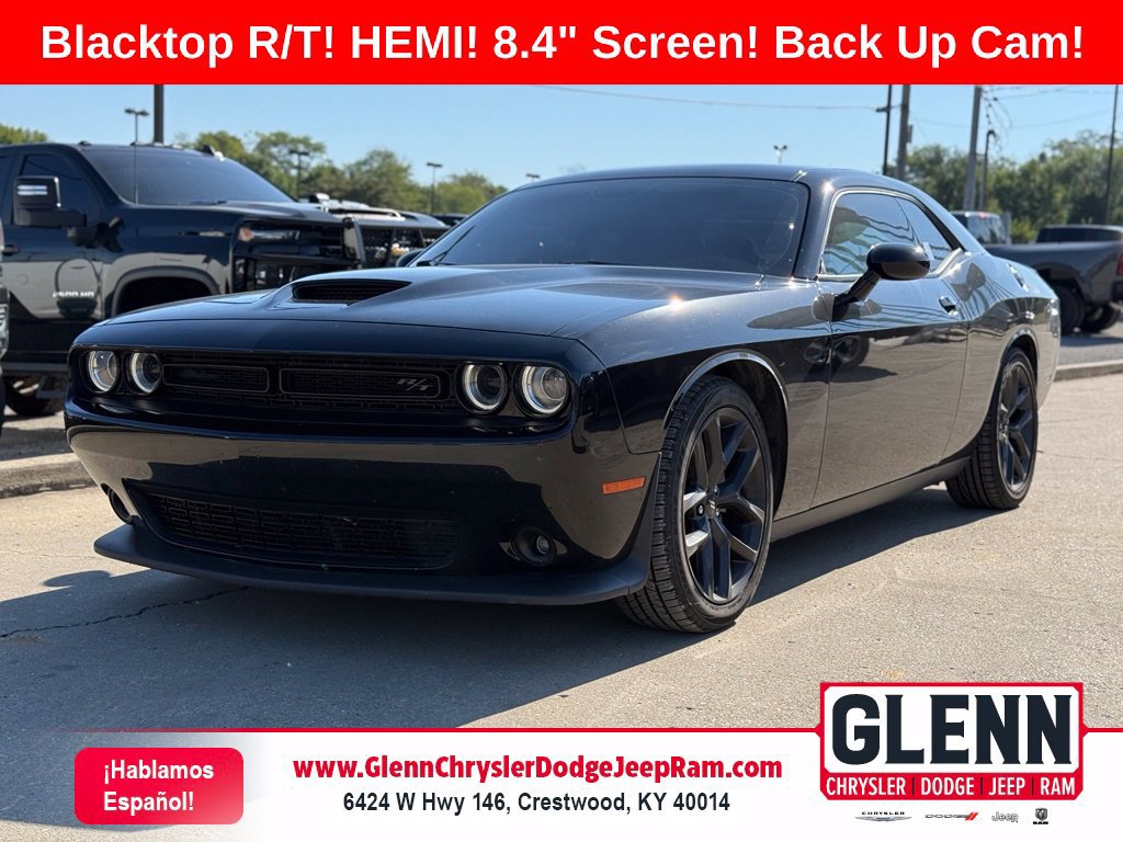 Used 2022 Dodge Challenger R/T w/ Blacktop Package RWD image 1