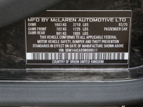 Used 2025 McLaren 750S RWD image 32