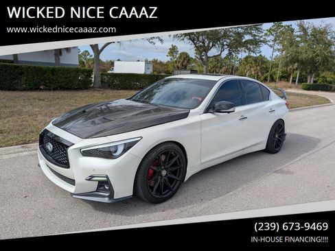 Used 2019 INFINITI Q50 Red Sport 400 w/ Proactive Package image 1
