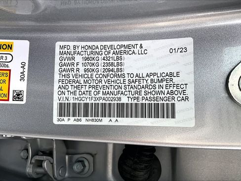 Used 2023 Honda Accord EX image 34