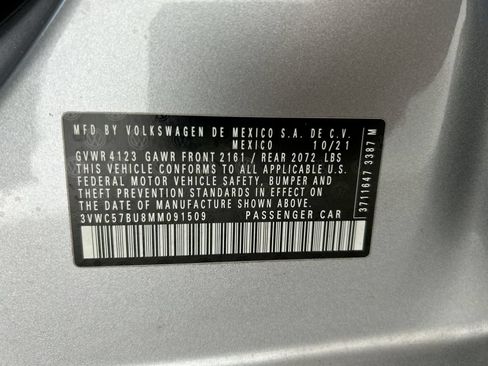 Certified 2021 Volkswagen Jetta SE w/ SE Cold Weather Package FWD image 46