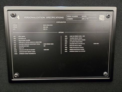 Used 2024 Ferrari 296 GTB RWD image 27