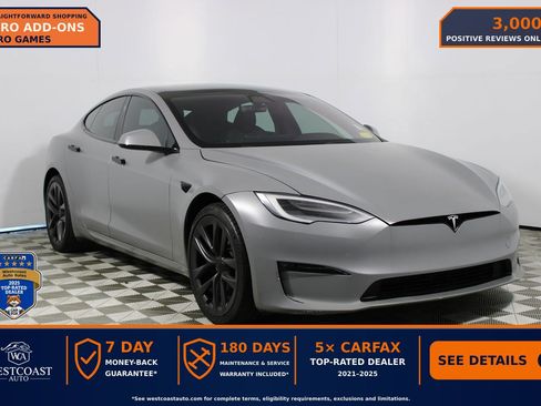 Used 2021 Tesla Model S Plaid AWD/4WD image 1
