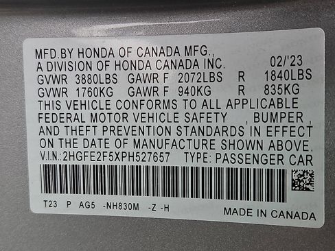 Used 2023 Honda Civic Sport image 28