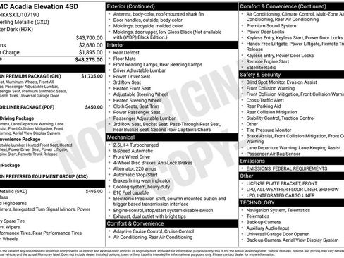 New 2026 GMC Acadia Elevation w/ Elevation Premium Package image 6