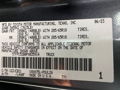 Used 2023 Toyota Tundra TRD Pro AWD/4WD image 24