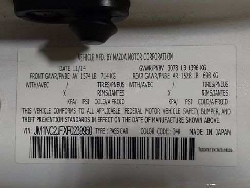 Used 2015 MAZDA MX-5 Miata Sport image 33