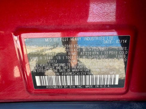 Used 2014 Subaru Outback 2.5i Premium w/ Moonroof Package AWD/4WD image 47
