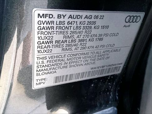 Used 2022 Audi Q8 Premium Plus w/ Premium Plus Package AWD/4WD image 34