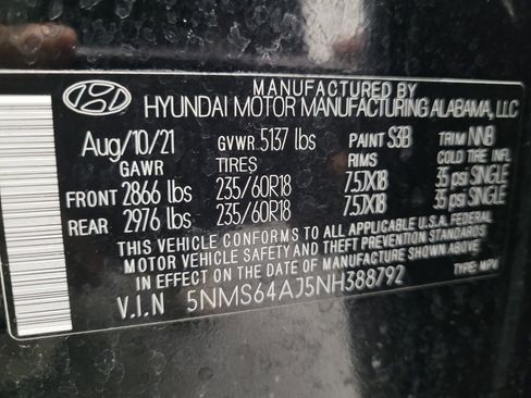 Used 2022 Hyundai Santa Fe SEL w/ Convenience Package FWD image 33