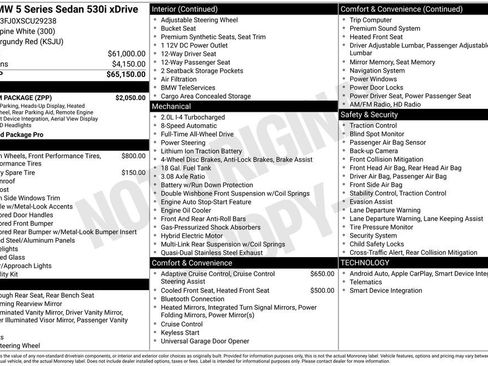 Used 2025 BMW 530i xDrive w/ Premium Package image 39