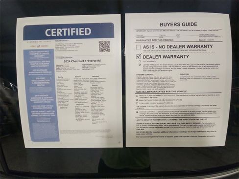 Certified 2024 Chevrolet Traverse RS w/ LPO, Floor Liner Package image 37