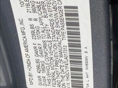 Used 2020 Honda Accord EX image 25