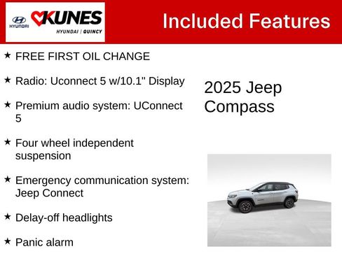 Used 2025 Jeep Compass Trailhawk AWD/4WD image 3