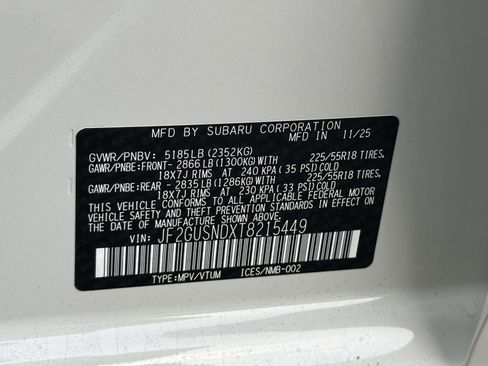 New 2026 Subaru Crosstrek 2.5i Limited image 15