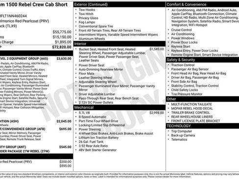 Used 2022 RAM 1500 Rebel w/ Rebel Level 2 Equipment Group image 15