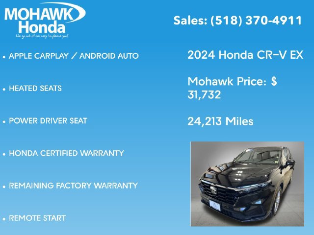 Certified 2024 Honda CR-V EX image 16