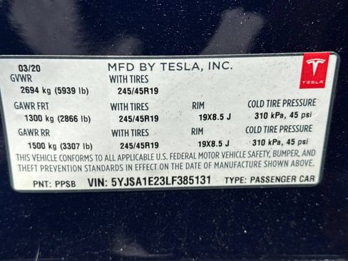 Used 2020 Tesla Model S Long Range AWD/4WD image 29