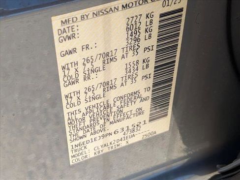 Used 2023 Nissan Frontier Pro-X w/ Tow Package image 15