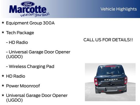 Used 2024 Ford Bronco Sport Outer Banks w/ Tech Package AWD/4WD image 9