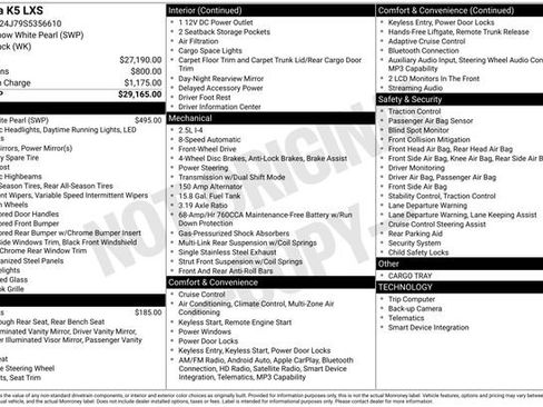 Certified 2025 Kia K5 LXS image 14