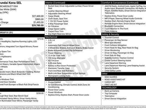 Used 2025 Hyundai Kona SEL image 38