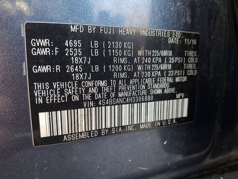 Used 2017 Subaru Outback 2.5i Limited image 27