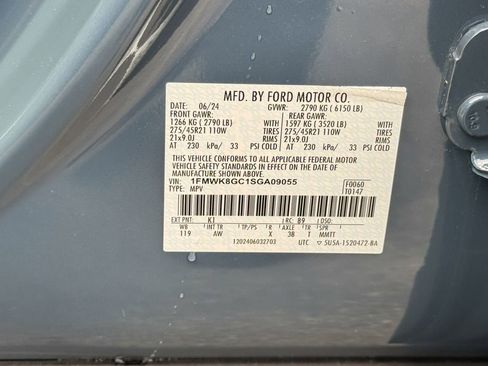 Certified 2025 Ford Explorer ST AWD/4WD image 33
