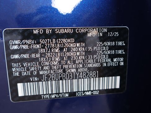 New 2026 Subaru Outback Premium image 24