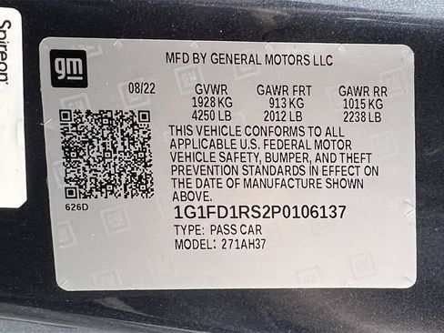 Used 2023 Chevrolet Camaro LT w/ RS Package image 12